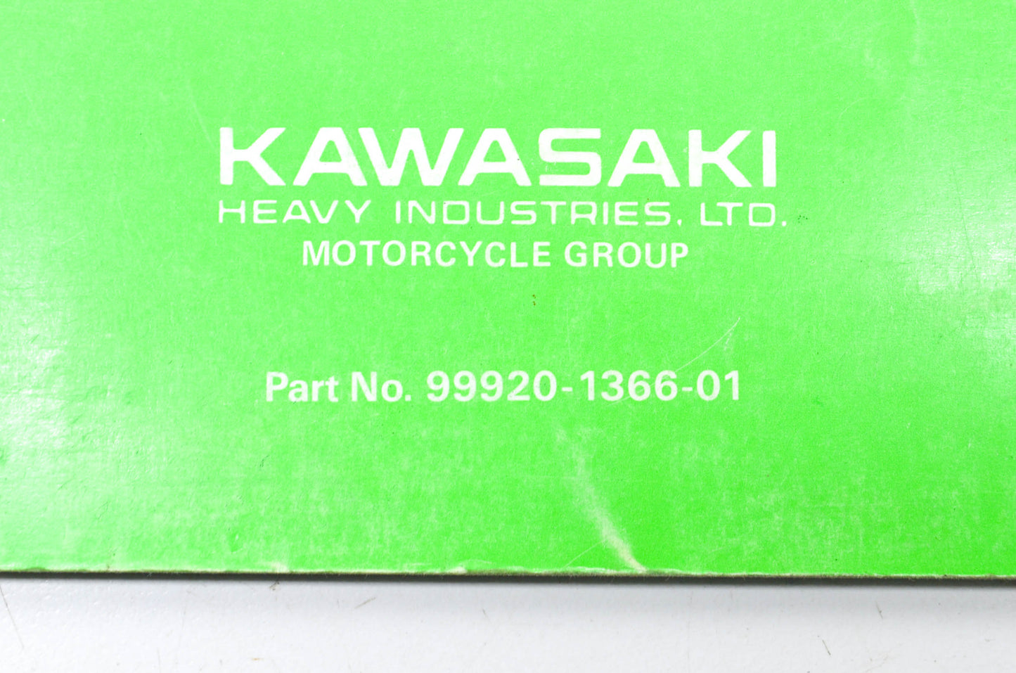 OEM Kawasaki 99920-1366-01 Owner's & Service Manual KX250E1