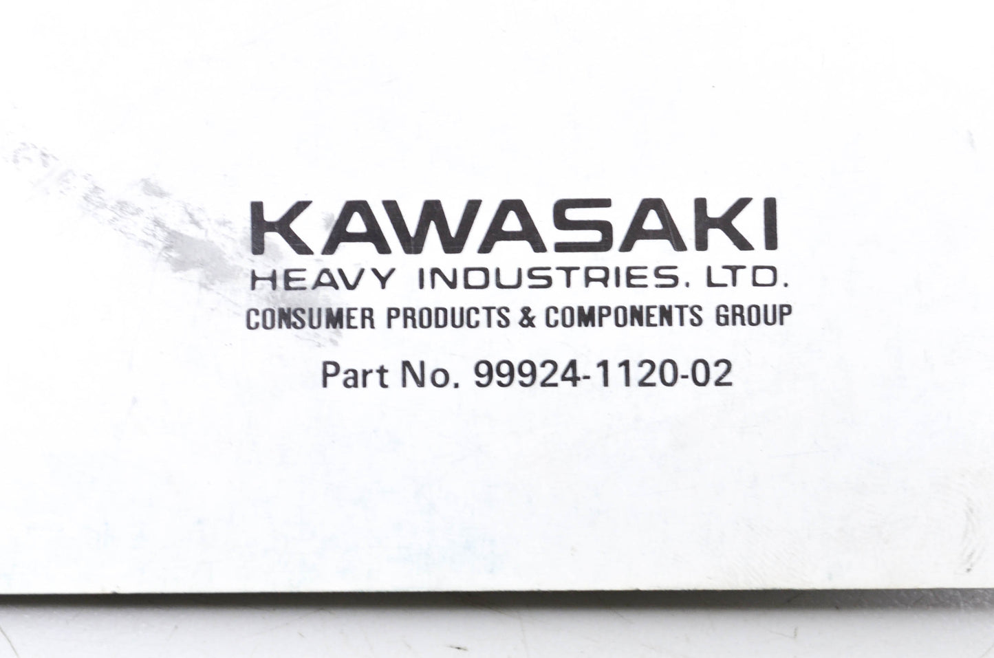 OEM Kawasaki 99924-1120-02 Service Manual JS550B1
