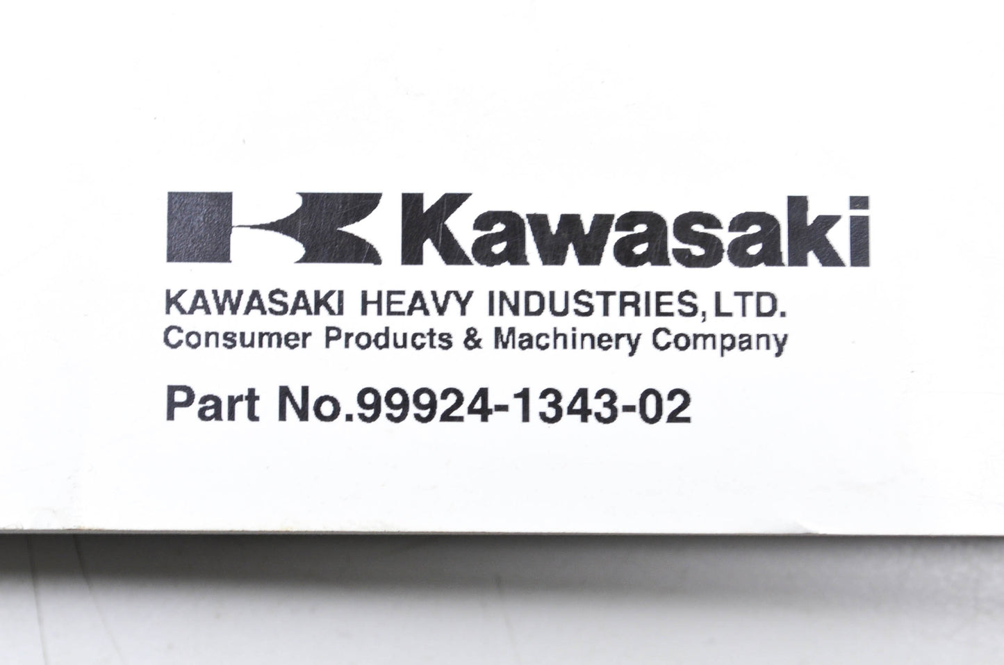 OEM Kawasaki 99924-1343-02 Service Manual VN1600D NOS