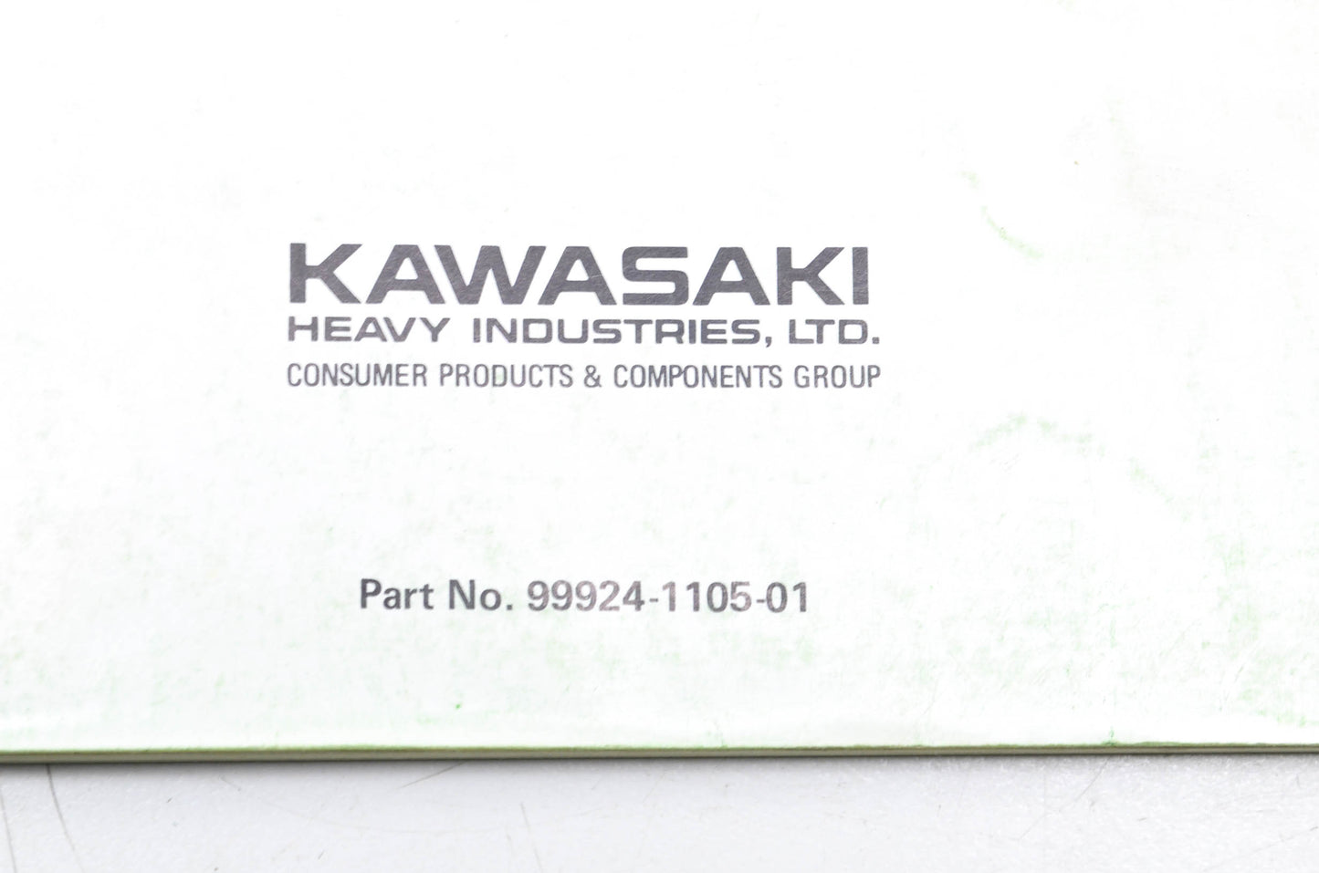OEM Kawasaki 99924-1105-01 Service Manual KDX200C3