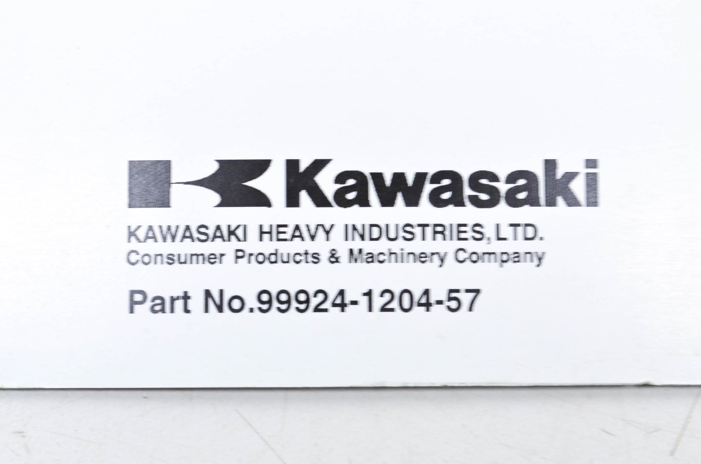 OEM Kawasaki 99924-1204-57 Service Manual Supplement KDX220A NOS
