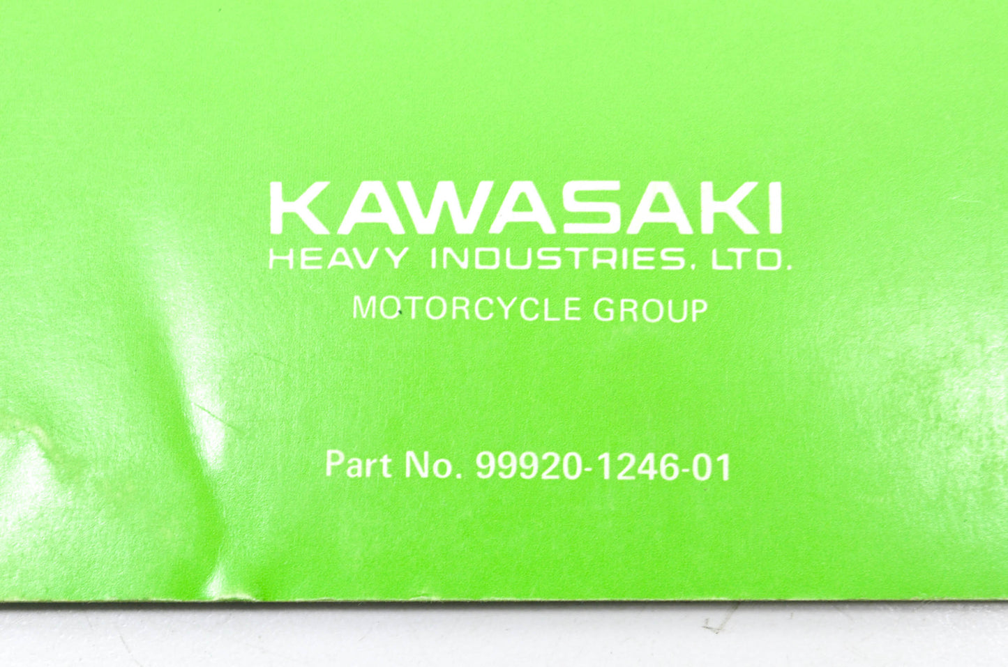 OEM Kawasaki 99920-1246-01 Owner's & Service Manual KX500A2