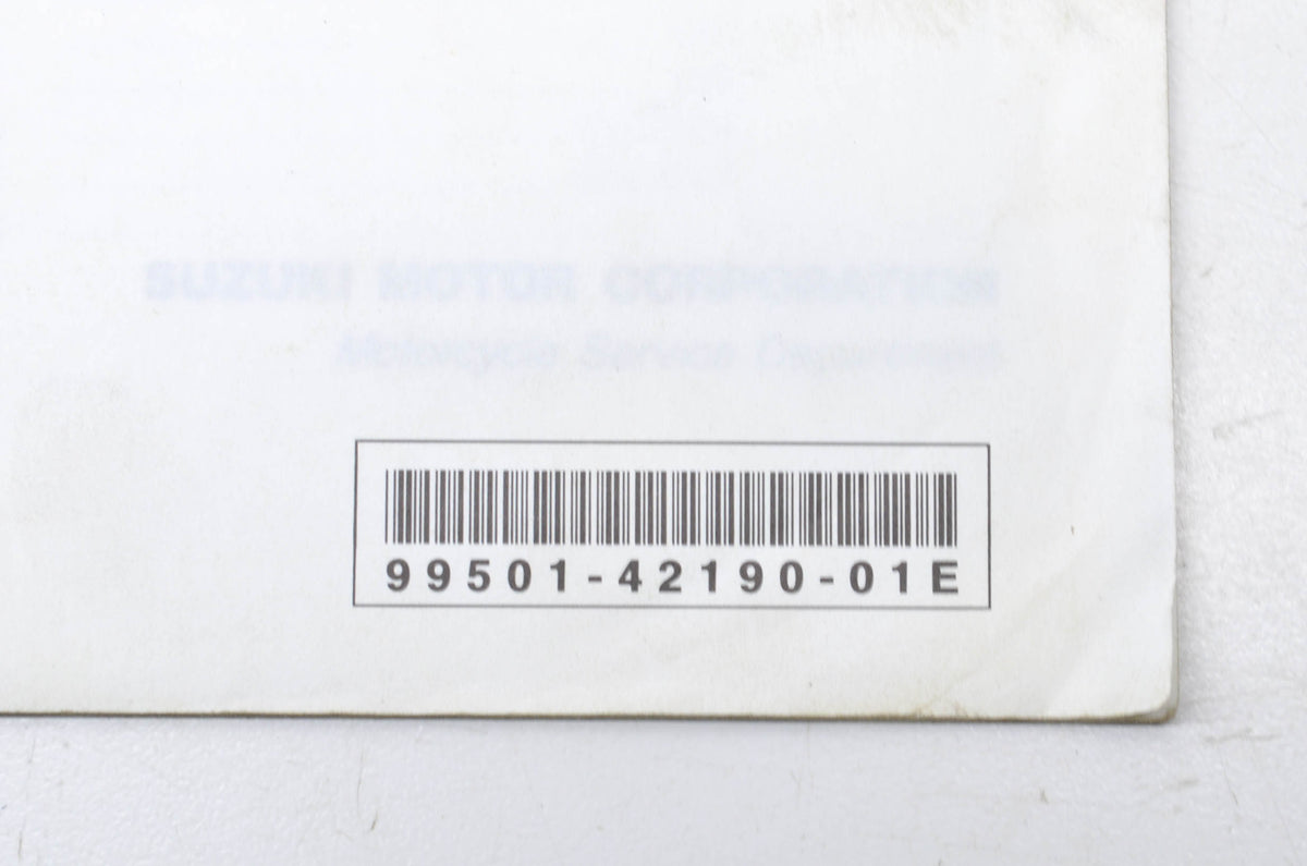 OEM Suzuki 99501-42190-01E LTF300/300F Supplementary Service Manual