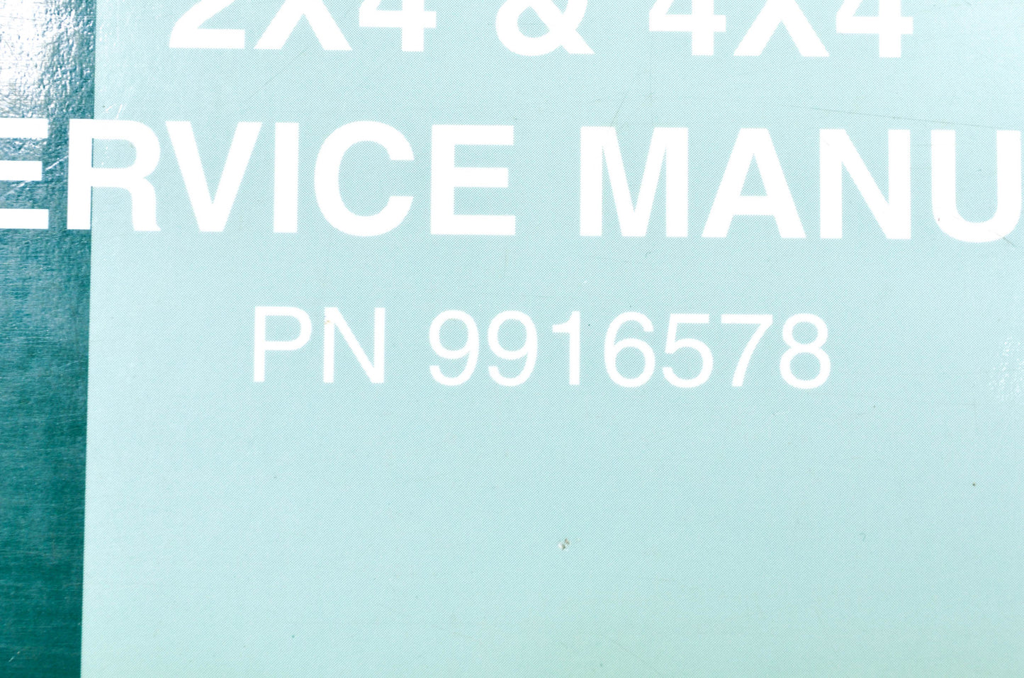 OEM Polaris 9916578 Service Manual 01 Scrambler