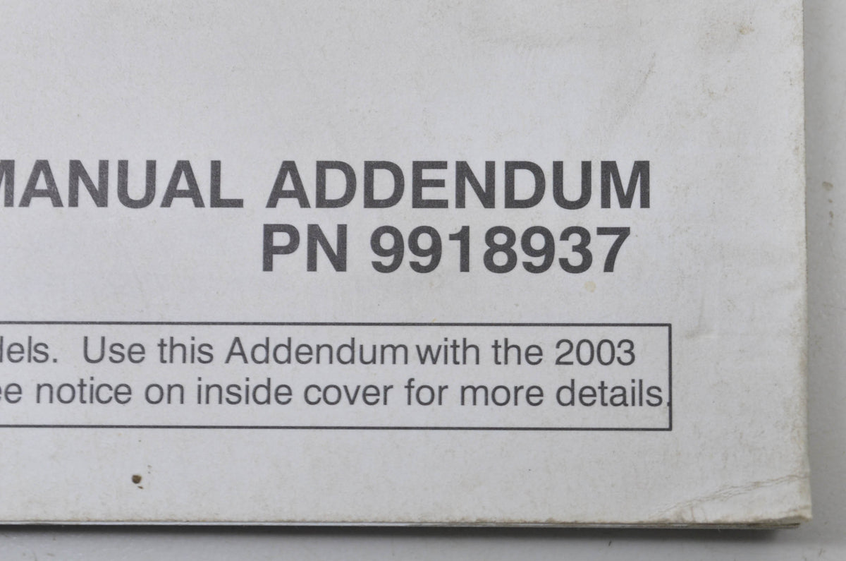 2004 400/500/600/700 Service Manual Addendum