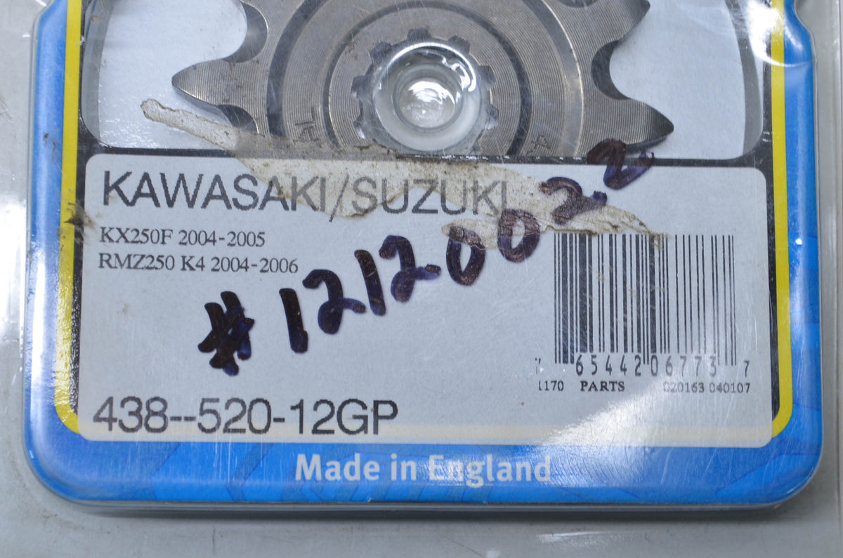 Renthal 438--520-12GP, 12120022 Front Sprocket 12T NOS