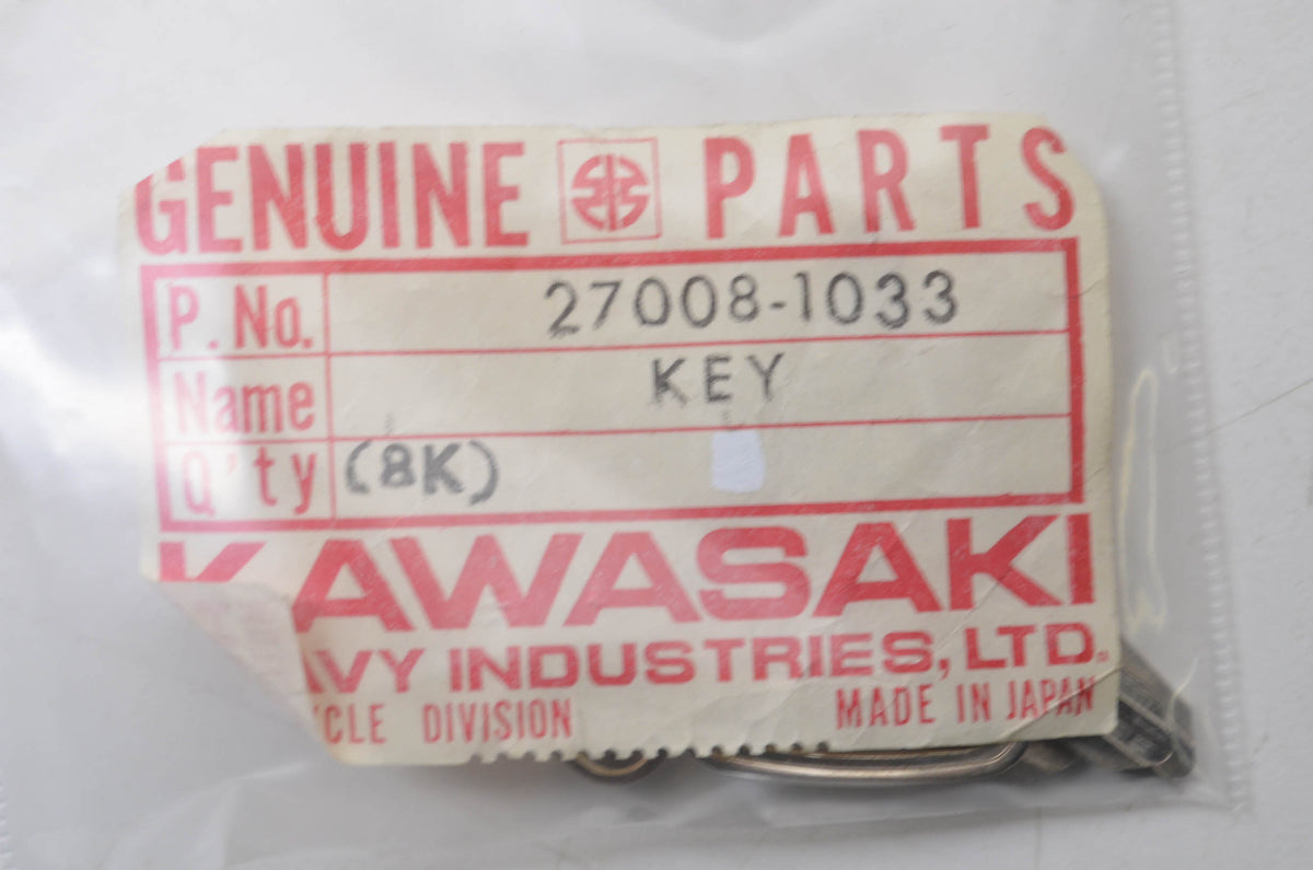 OEM Suzuki 27008-1033 1033 Blank Key NOS