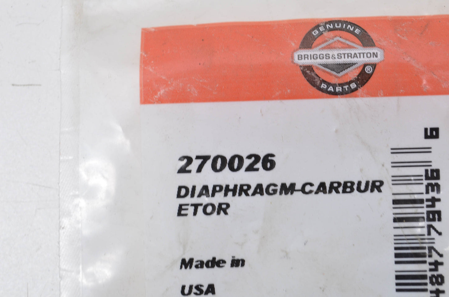 New OEM Briggs & Stratton Gasket QTY 2 NOS