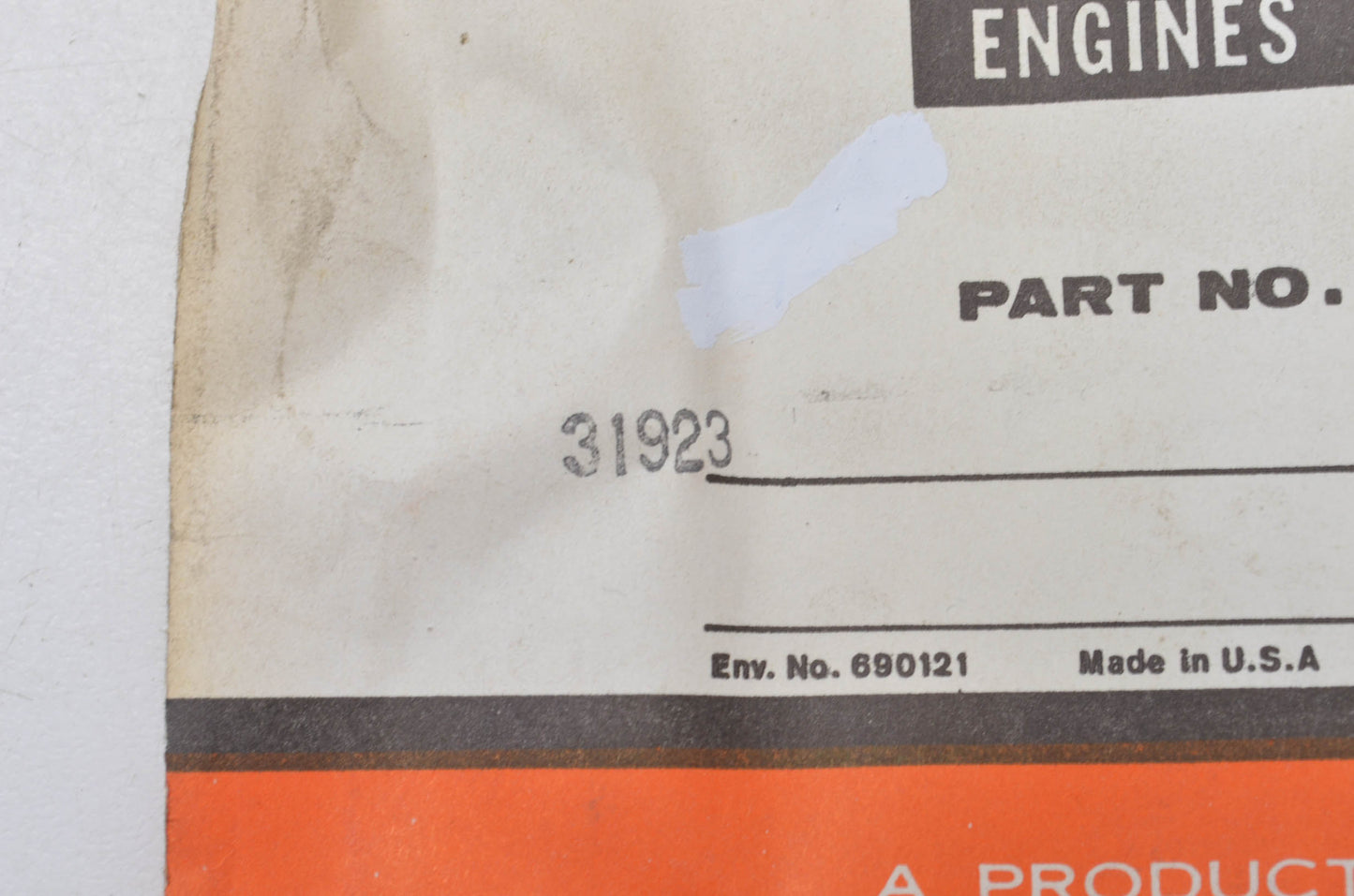 Tecumseh 31923 Gasket NOS