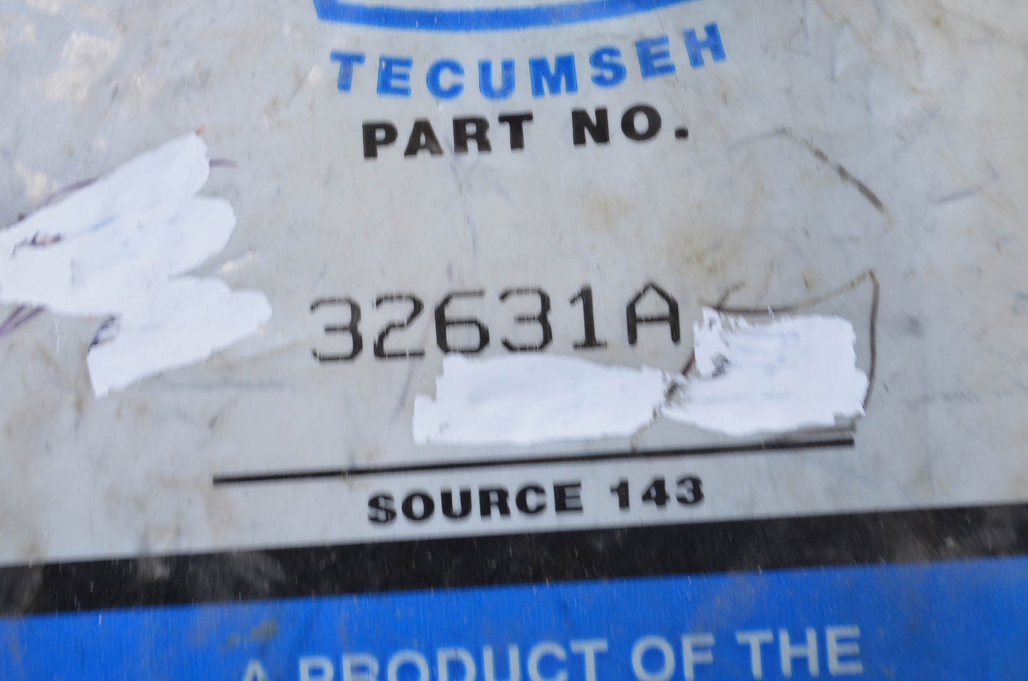 Tecumseh 32631A Gasket