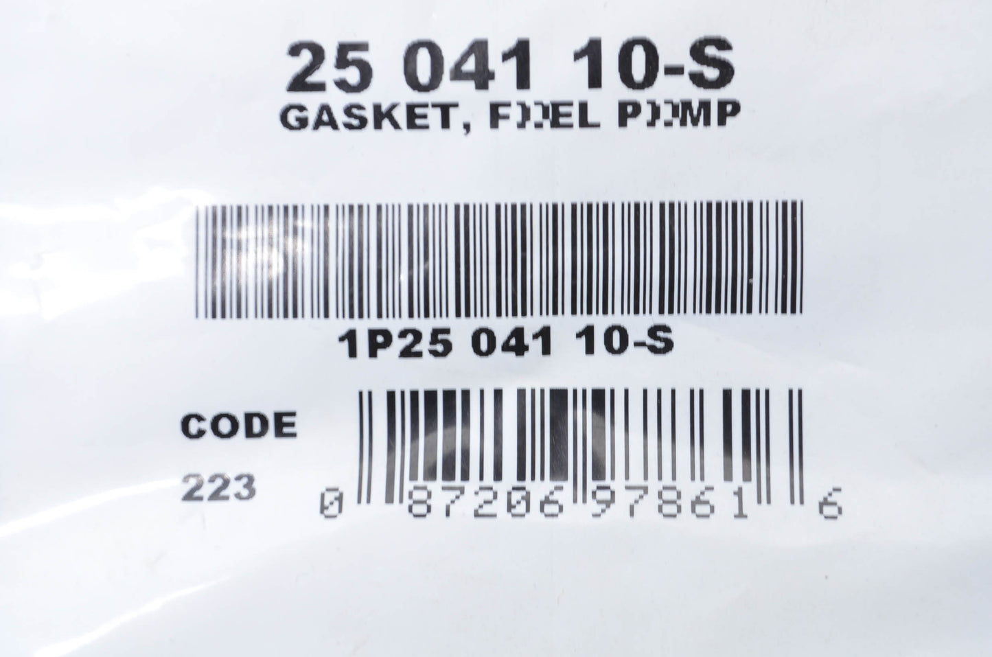 New Kohler Fuel Pump Gasket NOS