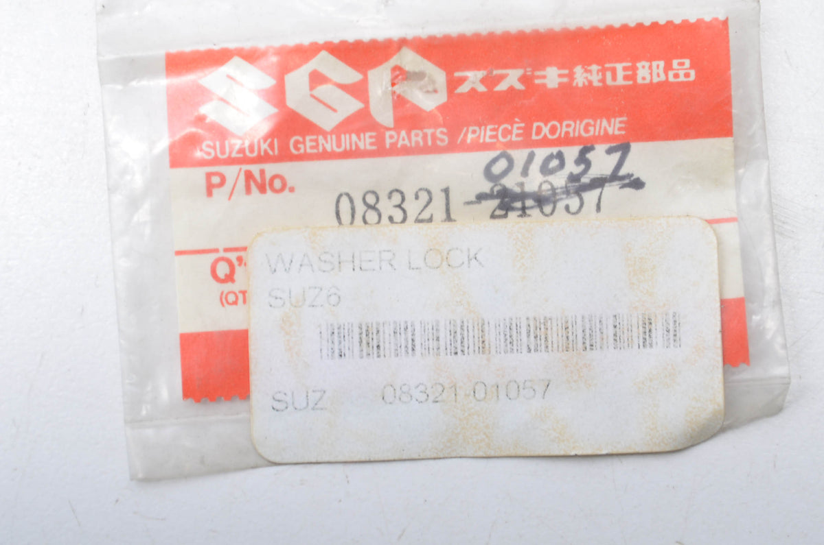 OEM Suzuki 08321-01057 Lock Washer NOS