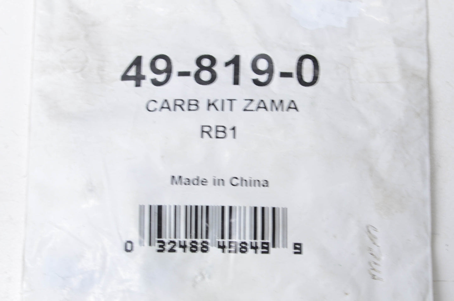 Oregon 49-819-0 Carburetor Kit NOS