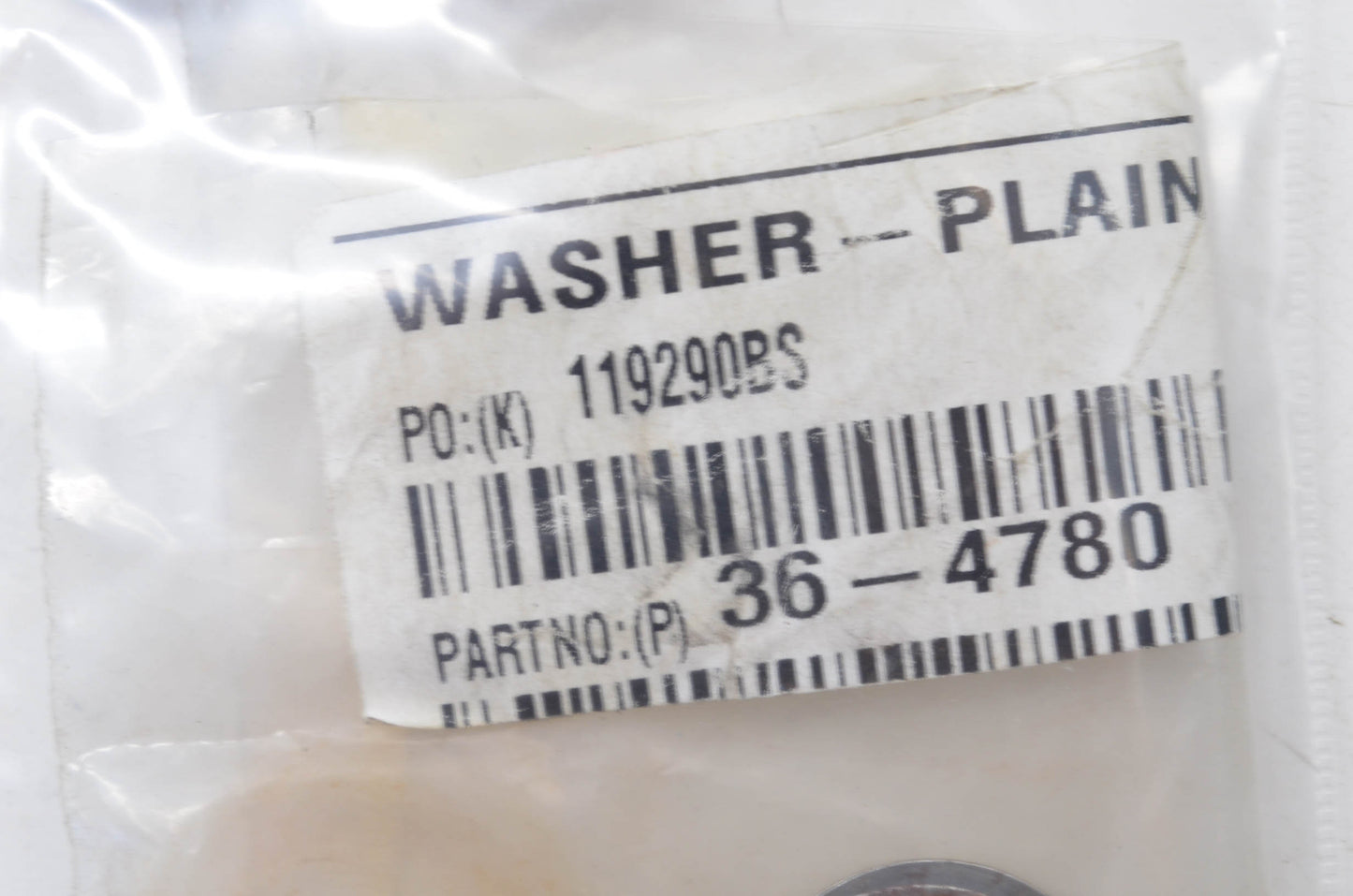 Washer Qty 2 NOS