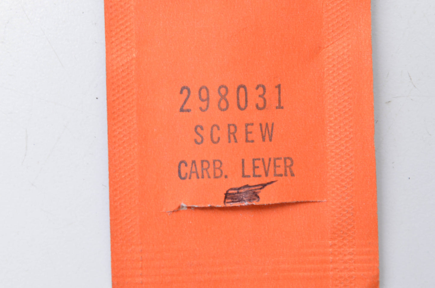 Carburetor Lever Screw & Washer Qty 3 NOS