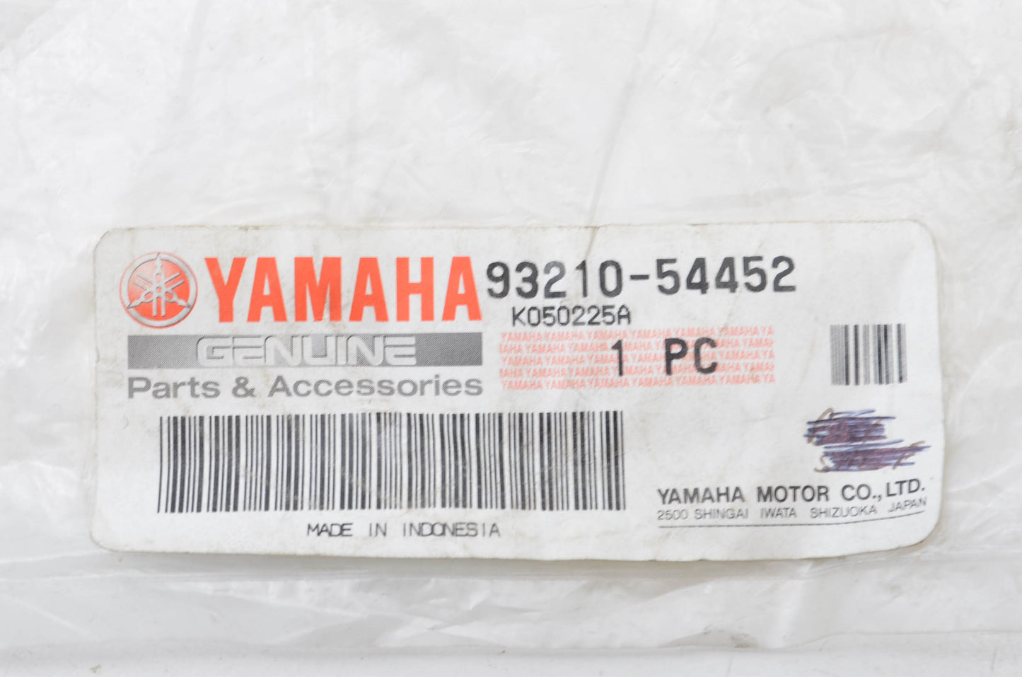 New OEM Yamaha 93210-54452-00 O-Ring NOS