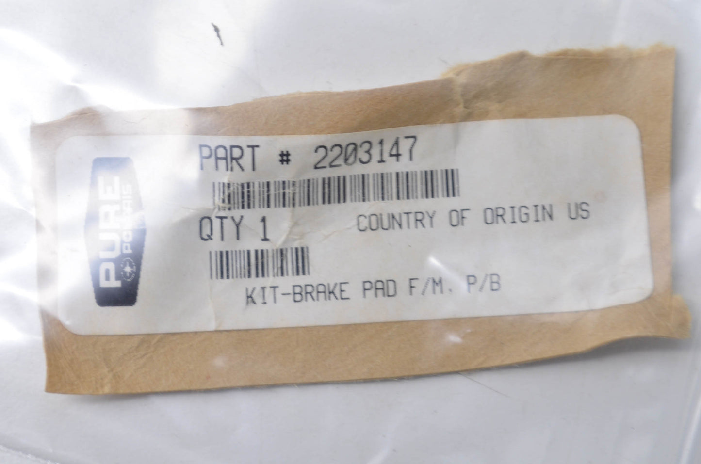 New OEM Polaris Brake Pad Kit NOS