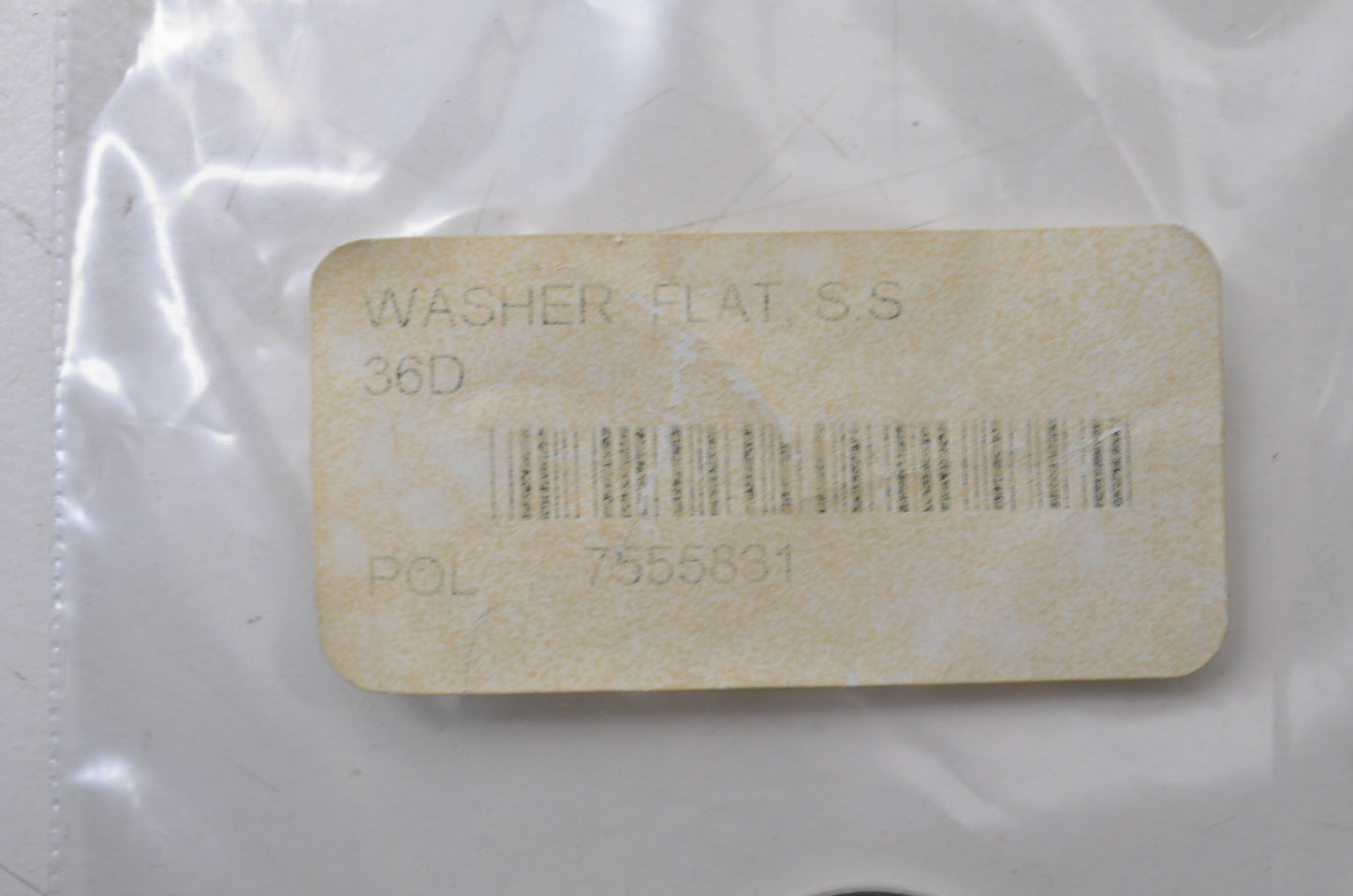 OEM Polaris 7555831 Stainless Steel Flat Washer Qty 2 NOS