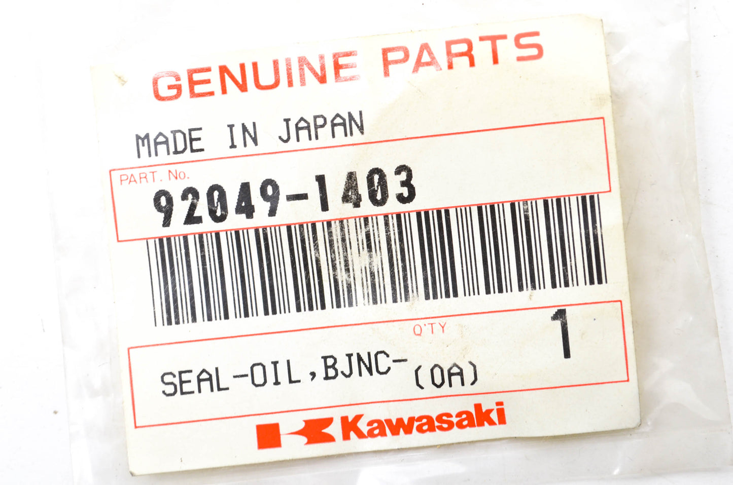 OEM Kawasaki 92049-1403 Oil Seal BJNC-2 25x37 NOS