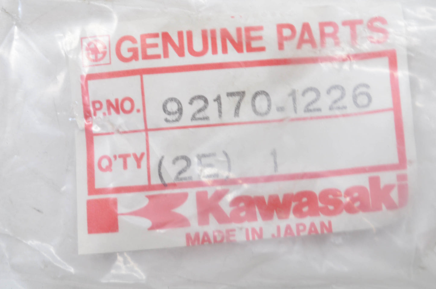 OEM Kawasaki 92170-1226 Clamp