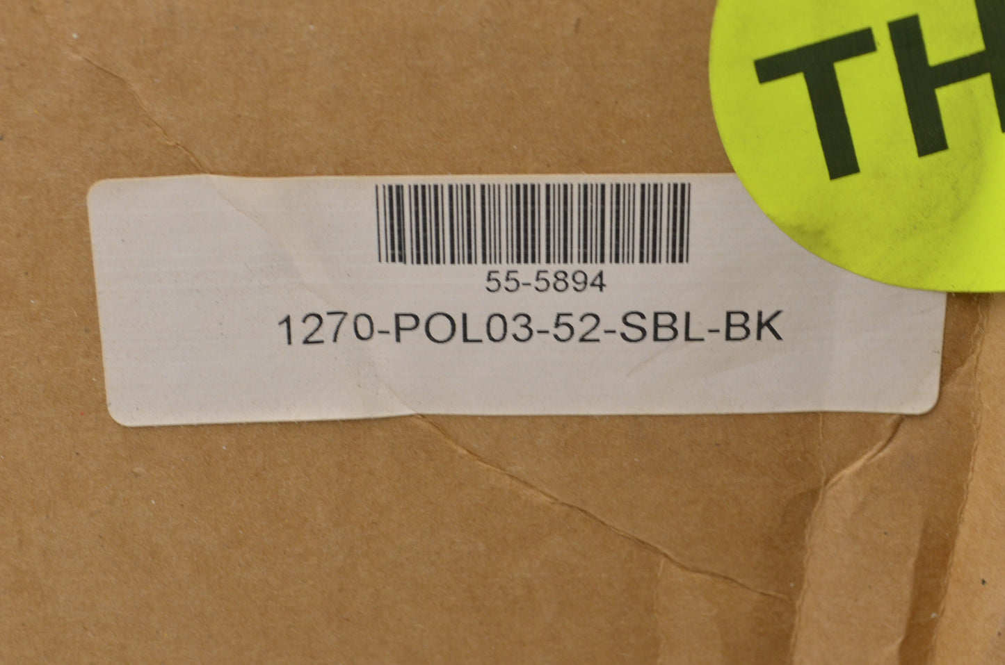 Hiper 1270-PBK03-52-SBL Black Sidewinder Wheel Rim 12X7 5+2 4/156 Beadlock
