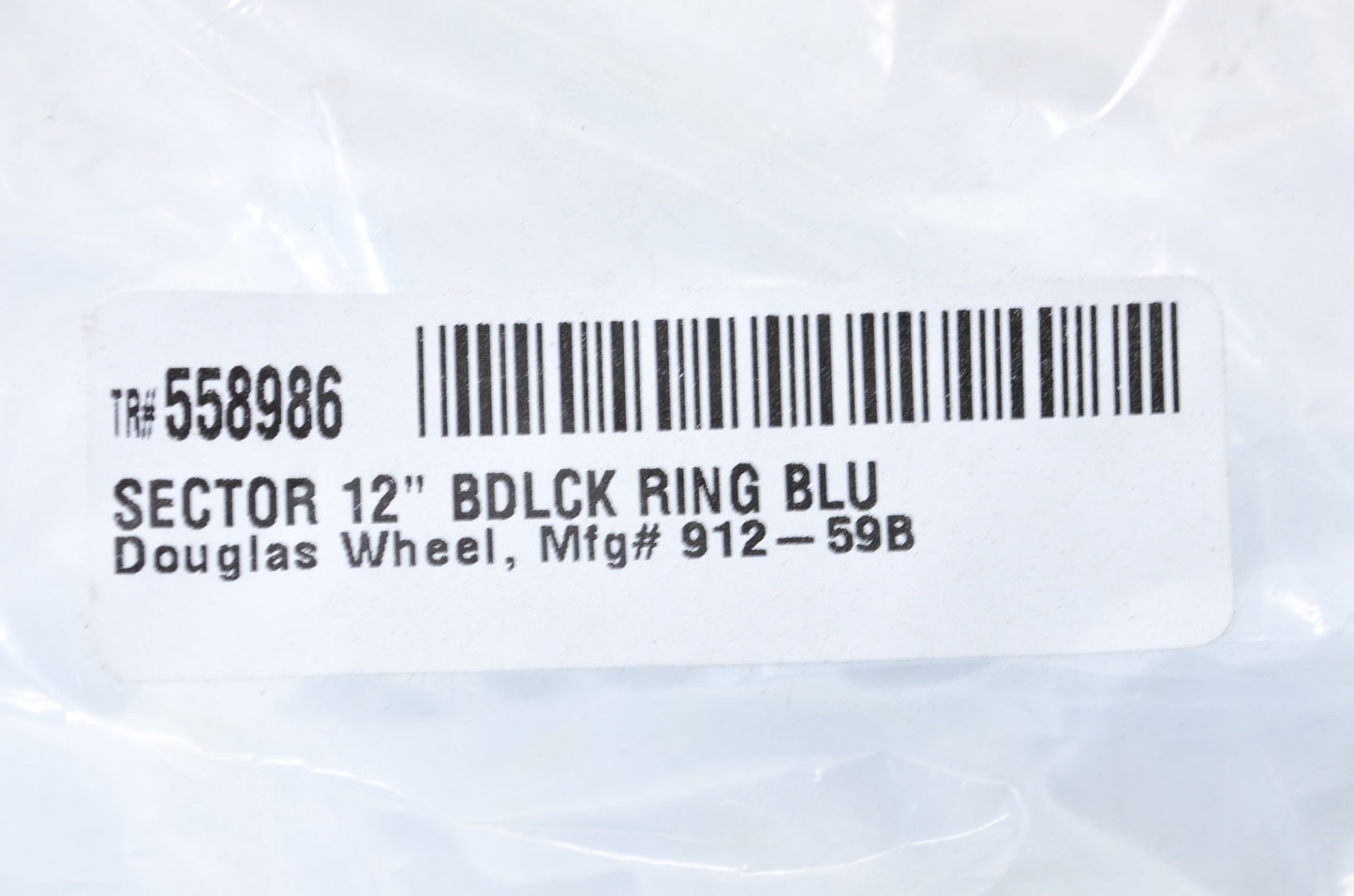 New DWT Blue Sector Beadlock Ring 12' NOS