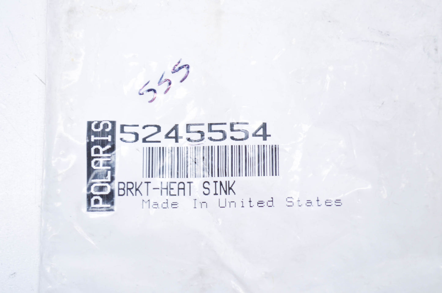 OEM Polaris 5245554 Heat Sink Bracket NOS