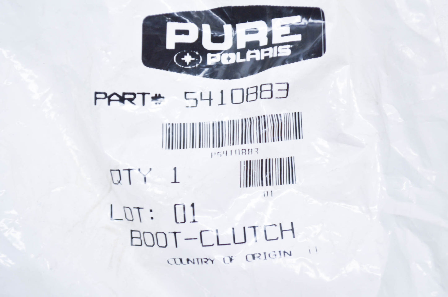 OEM Polaris 5410883 Clutch Intake Boot NOS