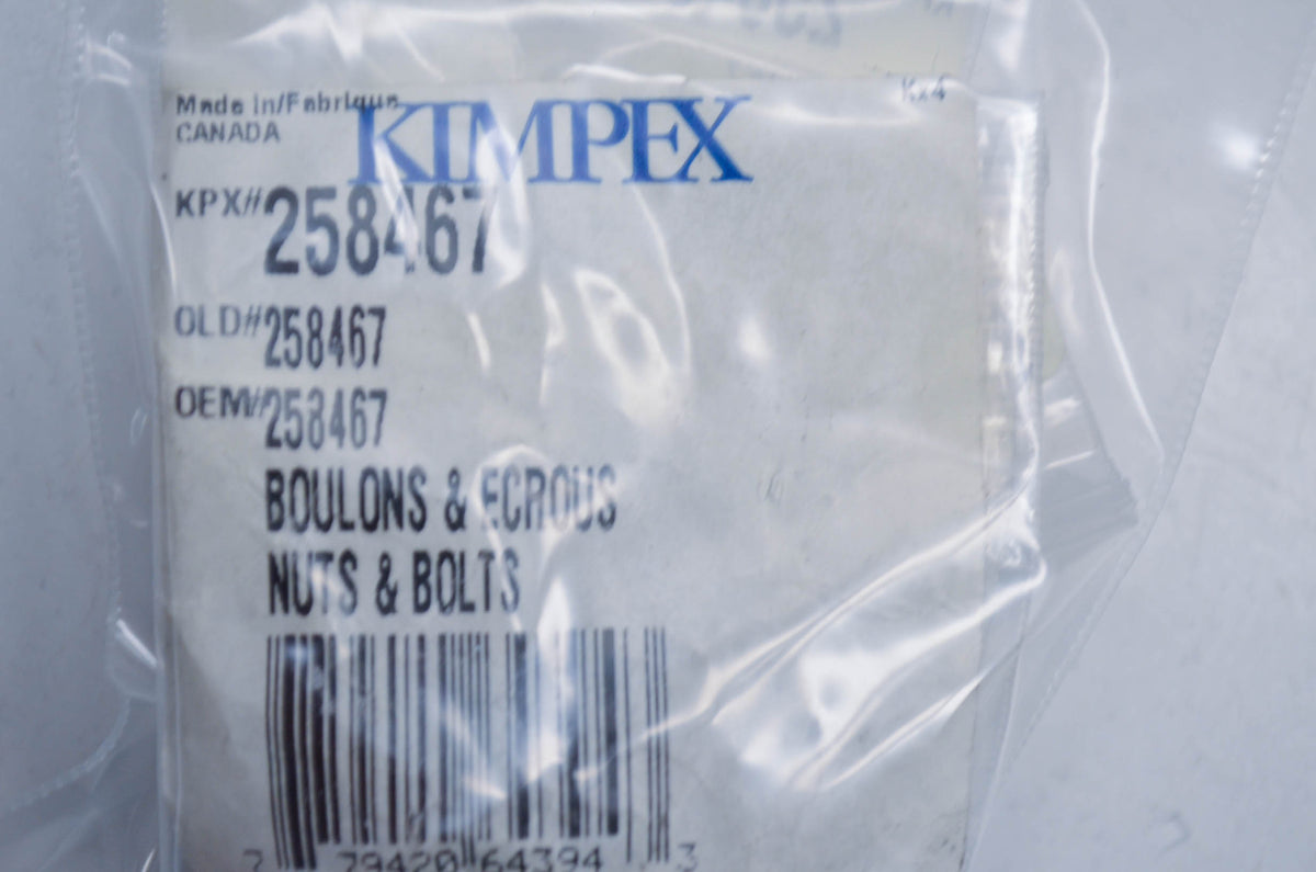 Kimpex 258467 Bolt and Washer Kit NOS