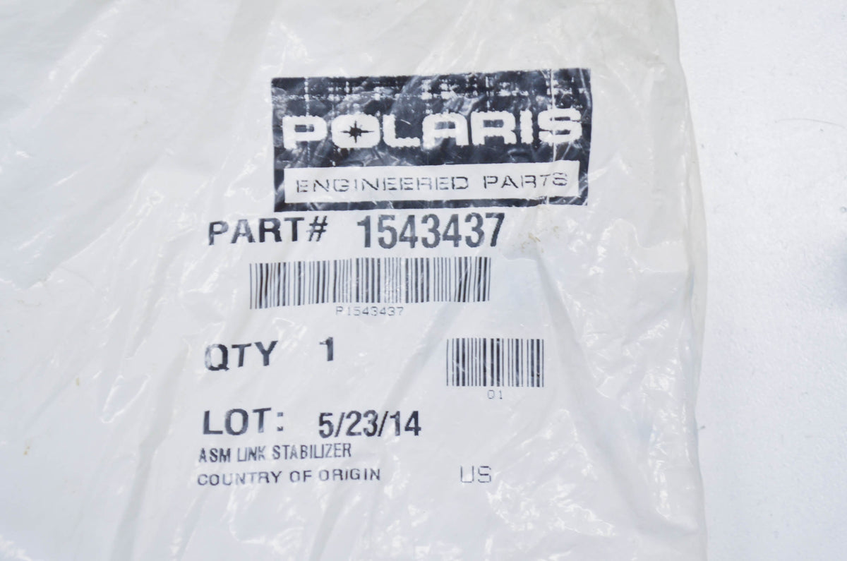 OEM Polaris 1543437 Stabilizer Bar Link Assembly NOS