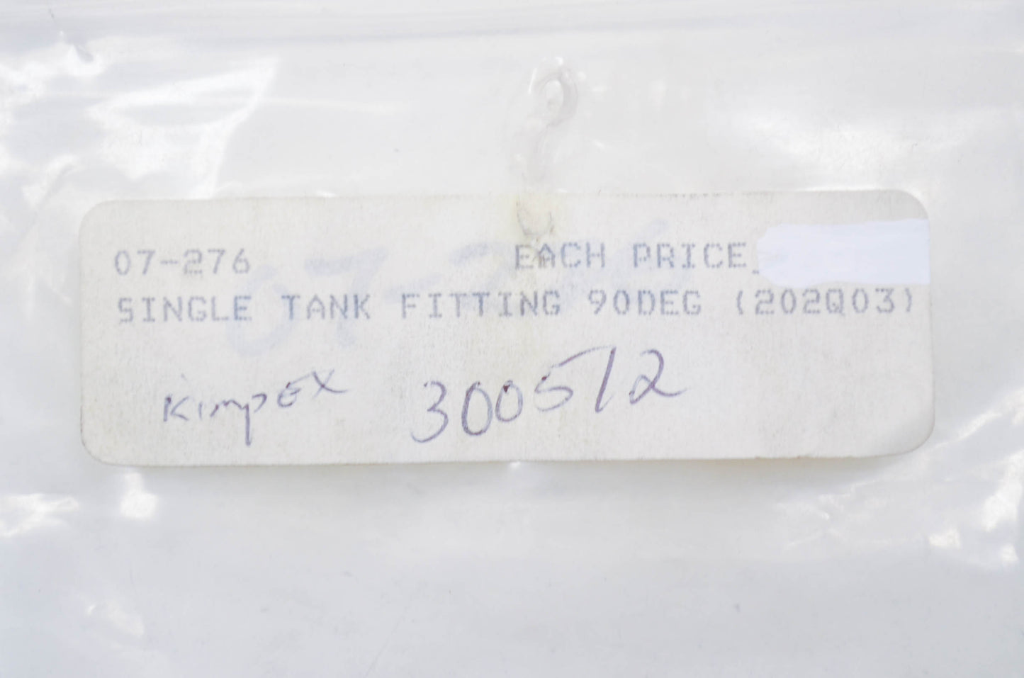 New Kimpex Tank Fitting NOS