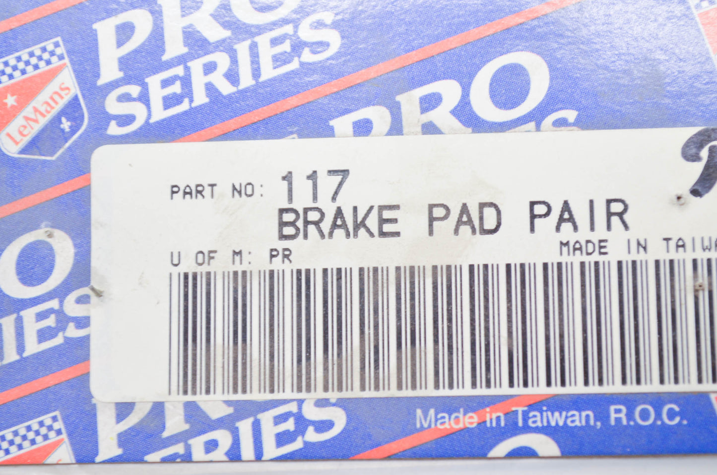 LeMans 117 Brake Pad Qty 2 NOS