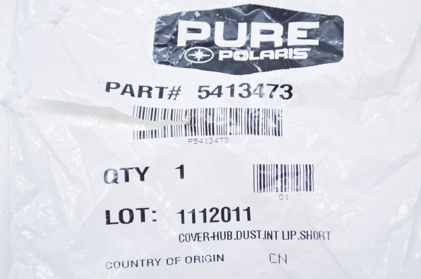 New OEM Polaris Hub Dust Cover NOS