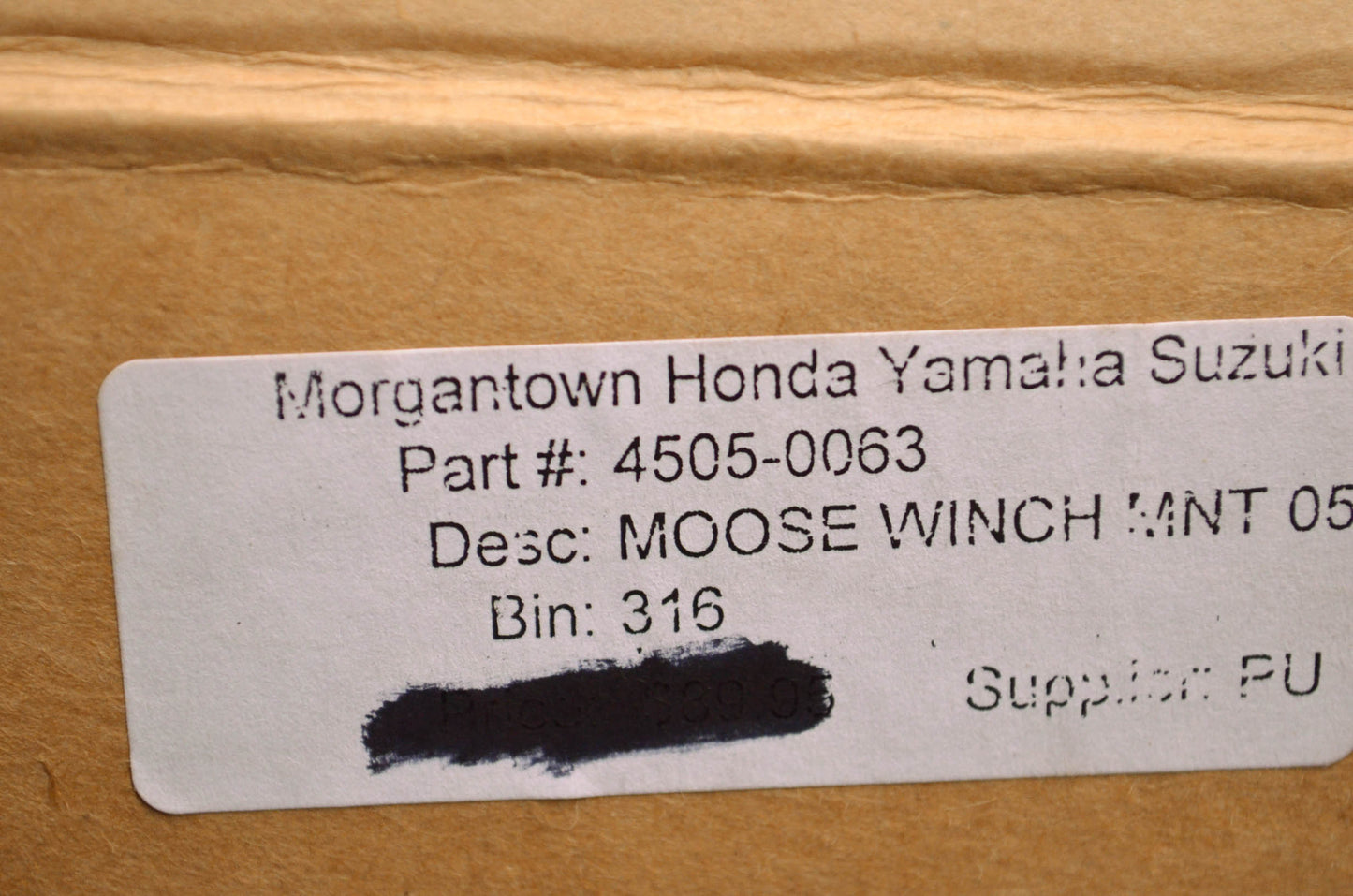 Moose Racing 4505-0063 Winch Mount Kit NOS