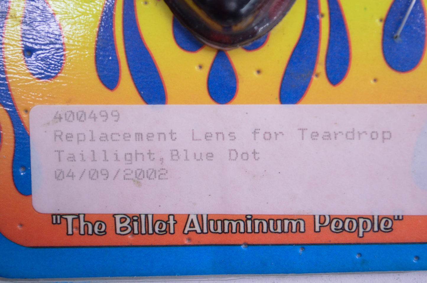 Pro-One 400499, DS-27213 Blue Dot Replacement Teardrop Tail Light Lens NOS