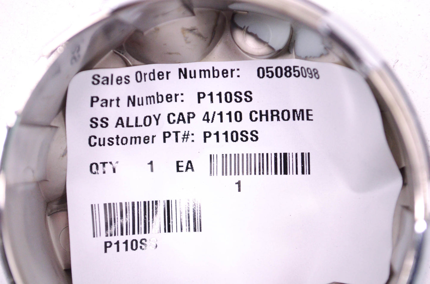 New ITP P110SS Wheel Center Cap 4/110 NOS