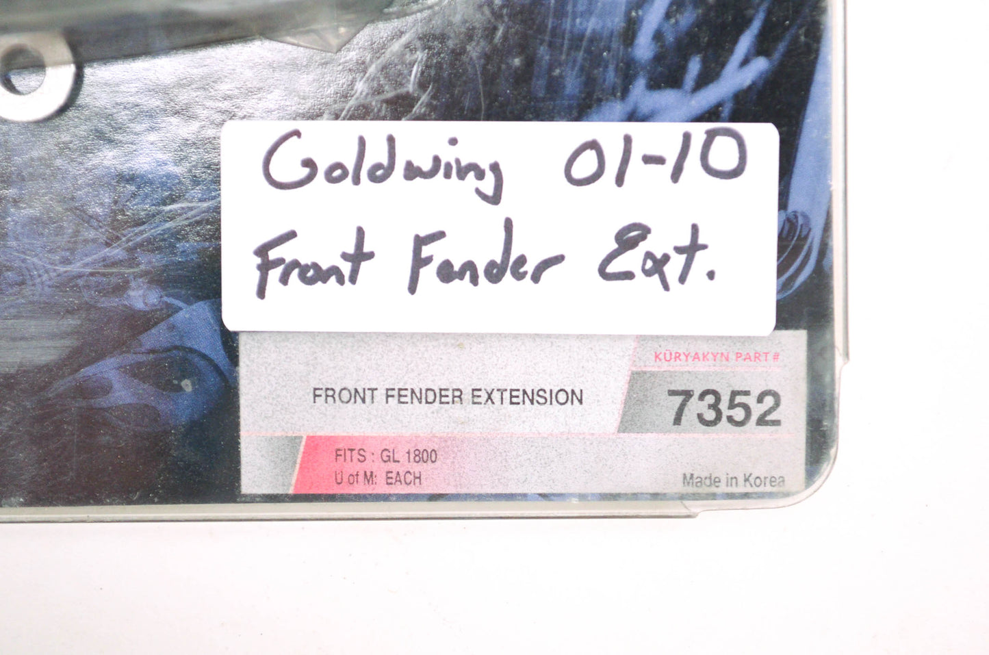 Kuryakyn 7352, 1405-0008 Front Fender Extension NOS