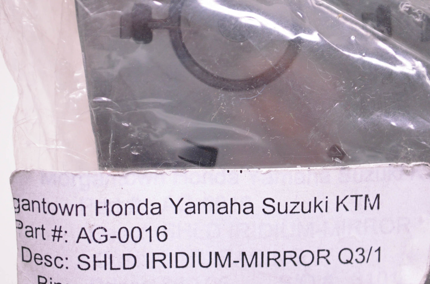 AGV AG-0016 Iridium Mirror Shield NOS