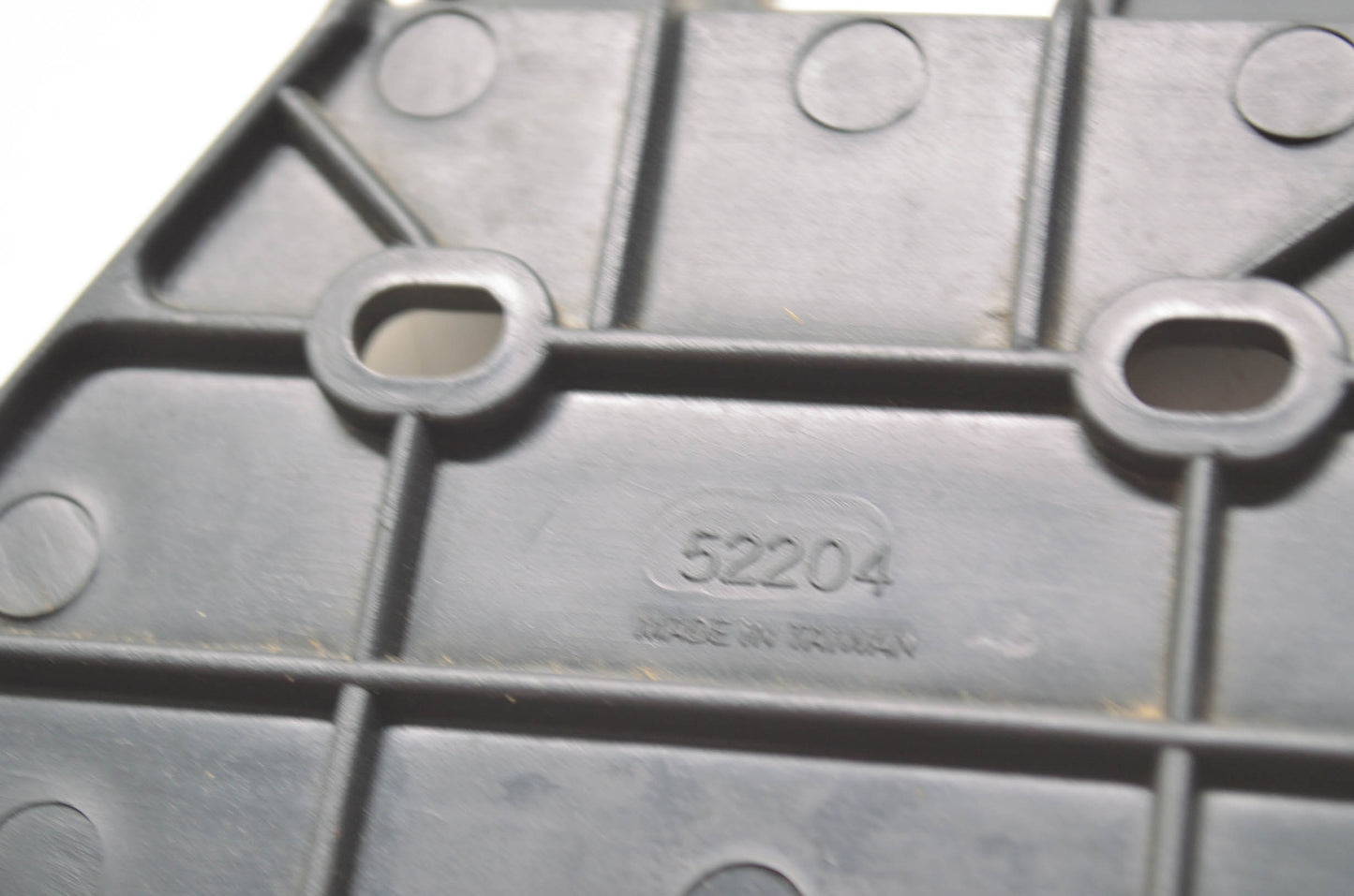 Aftermarket 52204 Black Polymer License Plate Bracket NOS