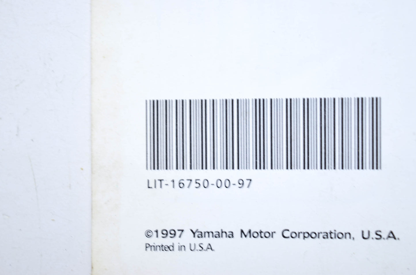 OEM Yamaha LIT-16750-00-97 Riva Scooters 1995 G 1996 H 1997 J Flat Rate Manual