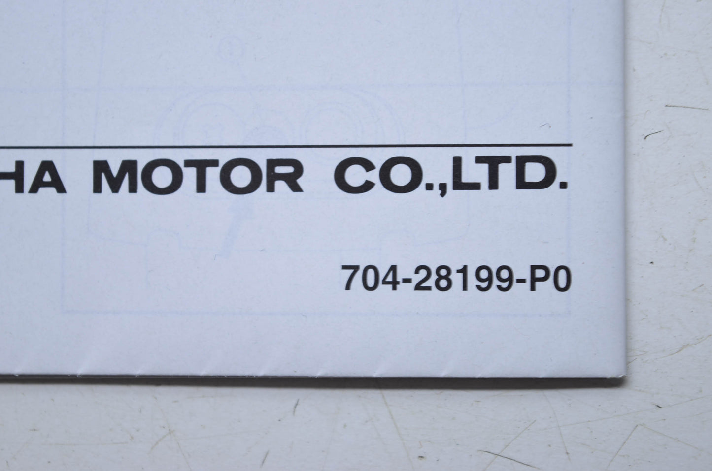 New OEM Yamaha 704 Remote Control Box Operation Manual NOS