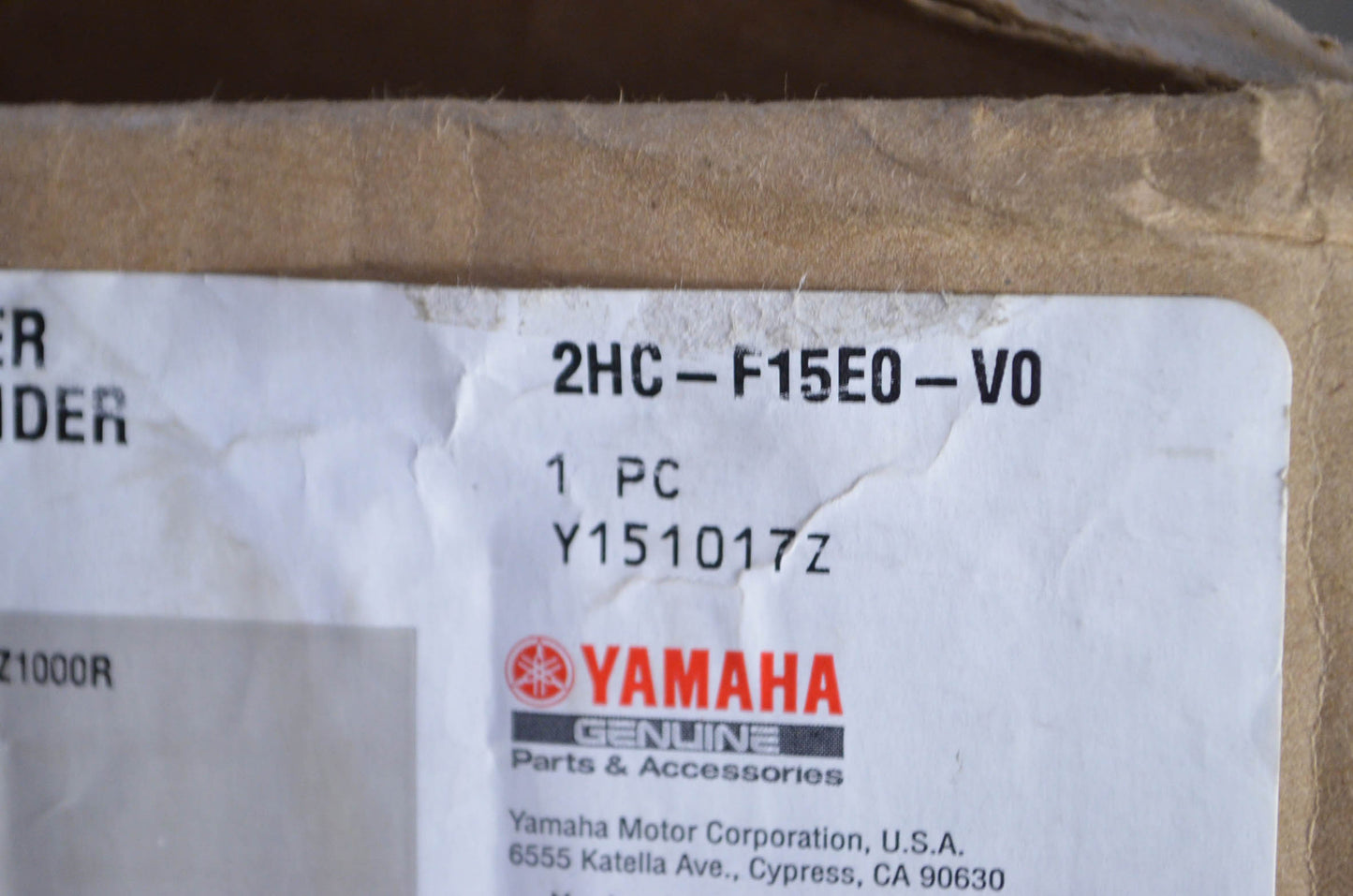 New OEM Yamaha 2016-2019 YXZ1000R Black Over Fenders Kit NOS