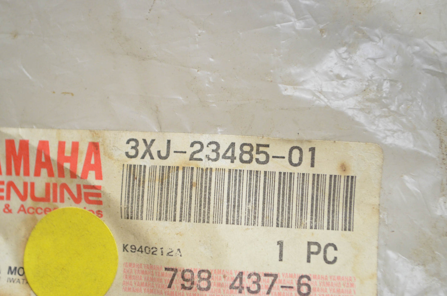 OEM Yamaha 3XJ-23485-01-00 Number Plate