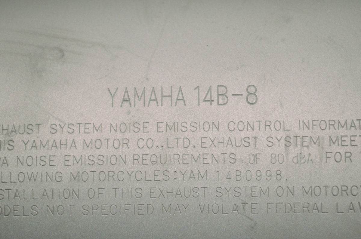 OEM Yamaha 14B-14720-10-00 Mufller Assembly 2