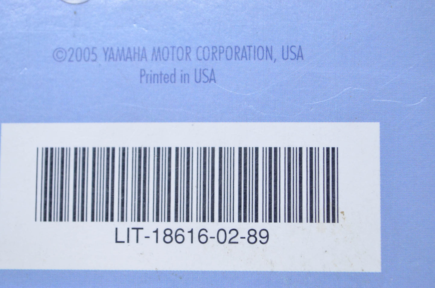 OEM Yamaha LIT-18616-02-89 Service Manual 2005 AR/SX230 High Output