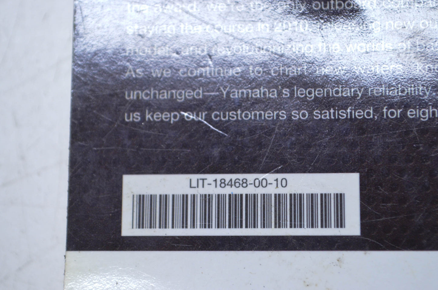 OEM Yamaha LIT-18468-00-10 2010 Product Information Guide