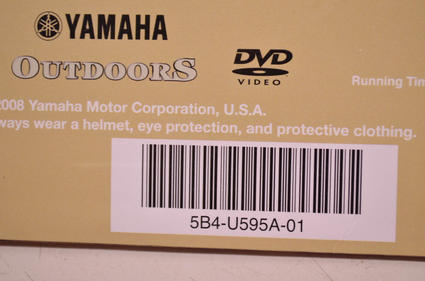 OEM Yamaha 5B4-U595A-01-00 Rhino Safety DVD