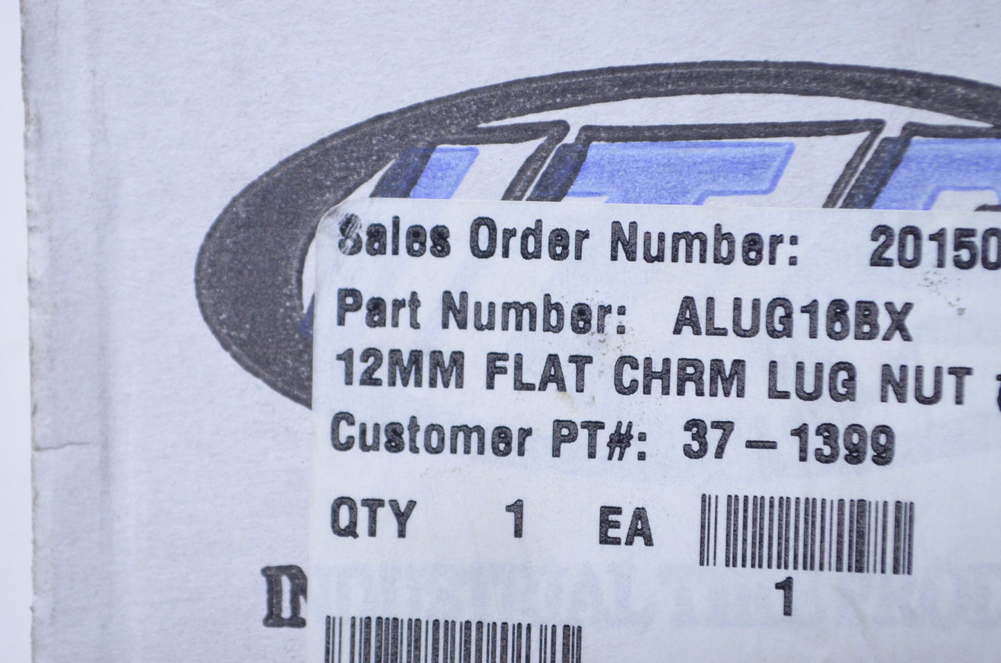 ITP ALUG16BX 17mm Head 12mm Flat Base Lug Nut NOS
