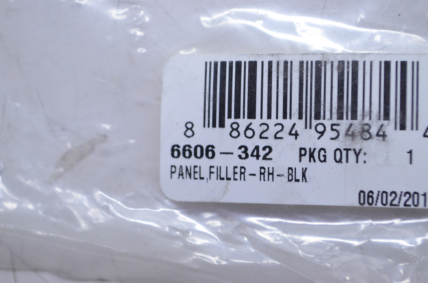 OEM Arctic Cat 6606-342 Black Right Filler Panel NOS