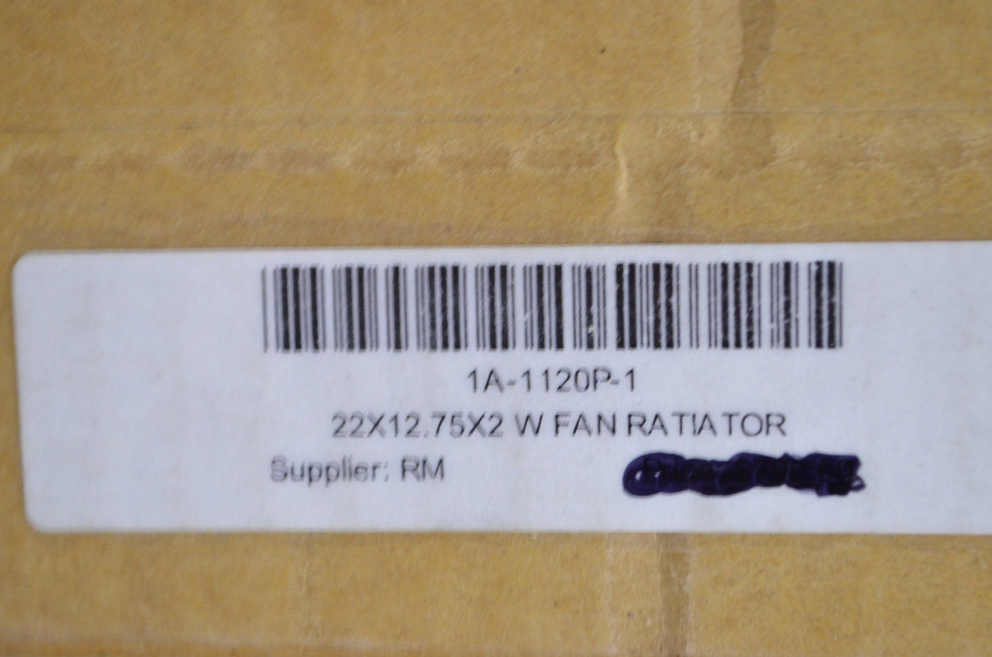 New Ron Davis 22'X13' Aluminum Drag Racing Radiator NOS